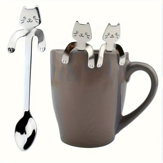 Cat-Shaped Coffee Spoon